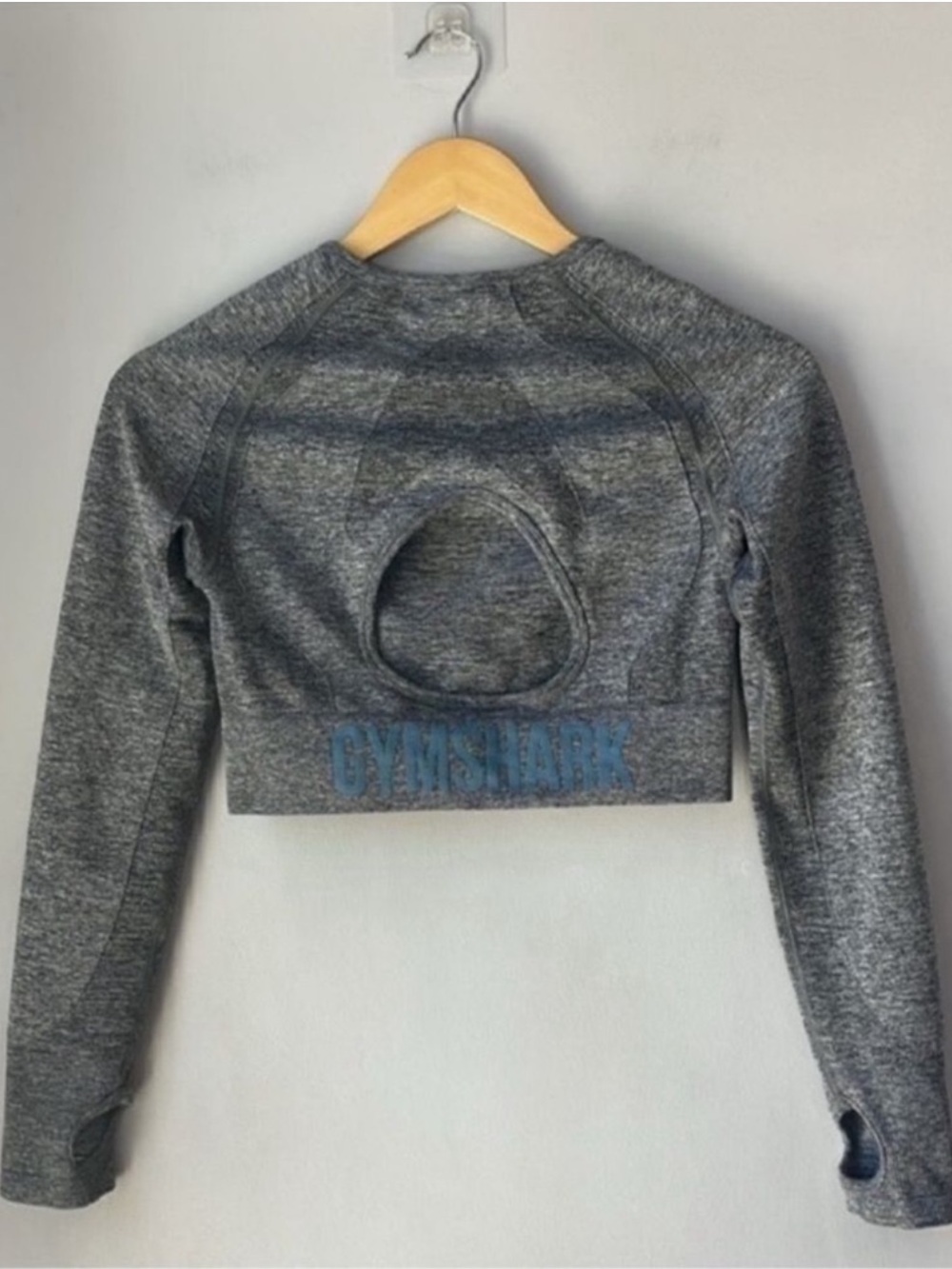 Gymshark Cropped Long Sleeve Workout Top